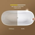 thumbnail image 5 of Hana 55" Oval Shape  Acrylic Freestanding  Soaking Bathtub - Matte White, 5 of 16