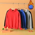 thumbnail image 5 of Esaierr Boys Girls Fall Winter Sweatshirts for Kids Toddler,Baby Fleece Warm Hoodies Sweatsuit Top Little Boys Girls Solid Color Casual Sweaters for 1-12 Years, 5 of 6