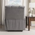 thumbnail image 4 of ACME Fauteuil Inclinable en Velours Gris, 4 of 4
