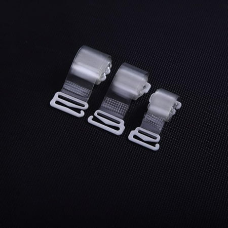 

Daxin Transparent Bra Straps Clips Elastic Widened Frosted Invisible Non-slip Strap