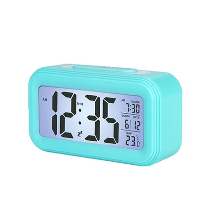 DESIGNICE 2026 New Alarm Clock,Innovative Digital Clock for Bedrooms,Energy Saving Adjustable Backlit Bedside Clock with Gradual Alarm and Temperature Display