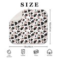 thumbnail image 4 of White Cow Black Shape Pattern Dish Drying Mat for Kitchen 1 Pack, Ultra Absorbent Microfiber Dishes Drainer Mats,16"x18", 4 of 6