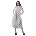 thumbnail image 4 of Moomaya Robes d'Été Imprimées Décontractées pour Femmes, Vêtements de Mariage, 4 of 5