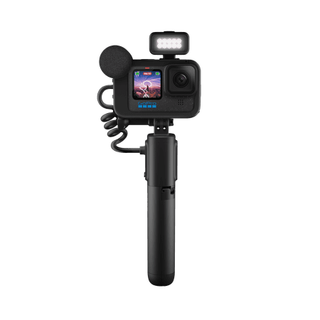 GoPro HERO12 Black Creator Edition Bundle with Volta Battery Grip, Media Mod, Light Mod, Enduro Battery & Carrying Case
