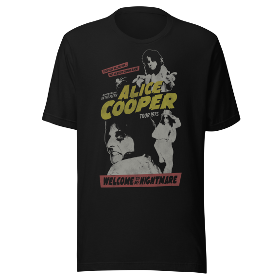 Alice Cooper 1975 Tour Vintage T-Shirt