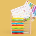 thumbnail image 3 of Milaget Montessori Math Jouets 10 Rangées d'Abacus avec 100 Perles Colorées Abaque Jeu de Réflexion 20.1cmx20.1cmx5.6cm, 3 of 9