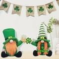 thumbnail image 3 of 2PCS St Patricks Day Gnomes Decorations, Irish Leprechaun Gnome Table Decor Saint Paddy's Day Gift Nisse Lucky Shamrock Decor Farmhouse St Patricks Tiered Tray Decor, 3 of 9