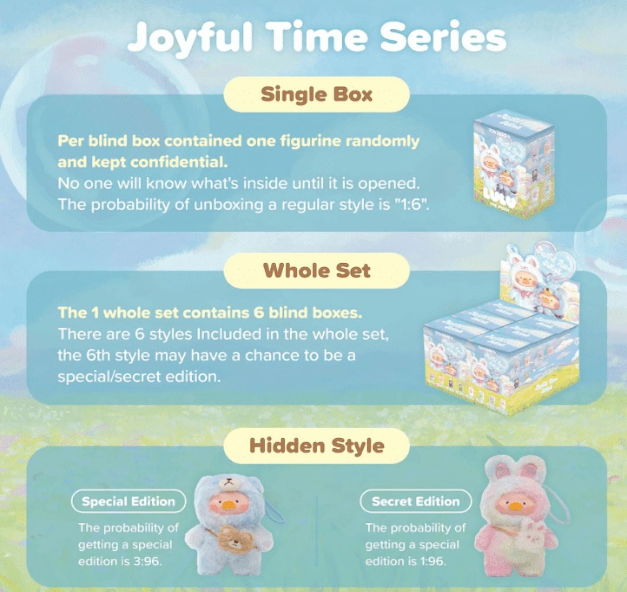 Lulu Pig Second Generation Good Times Series Plush Blind Boxes New Arrival