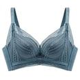 thumbnail image 1 of Abcnature Full Coverage Bras for Women Solid Seamless Underwear without Steel Rims Detachable Chest Sagging Wave Pattern Bras, 1 of 4