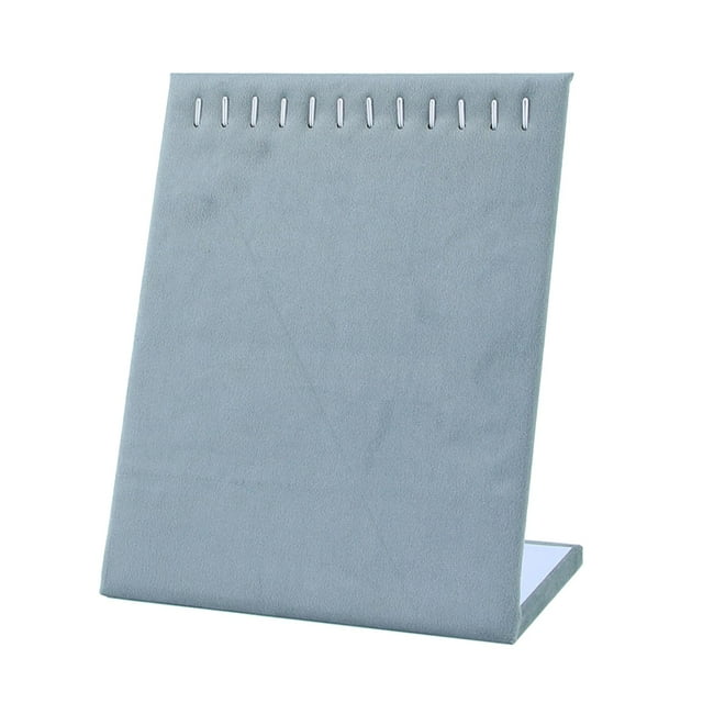 Xuanheng Necklace Display Holder Stand for Women Multifunction Necklace Display Board Gray
