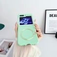thumbnail image 3 of Magnetic Case for Samsung Galaxy Z Flip 5 4 3 5G Compatible with Magsafe, Shockproof Women Men Slim Hard Phone Case for Samsung Z Flip 3 4 5 Cover (Light Green,Z Flip3), 3 of 10