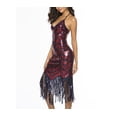 thumbnail image 4 of Bling Zig Zag Midi New Years Ball Fun Dress With Fringed Sequin Detail, 4 of 6