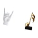 thumbnail image 5 of Estatua de gesto de rock, figura de escritorio, escultura de nota musical, figura decorativa de resina, ideal para regalar, decoración del hogar o exh, 5 of 8