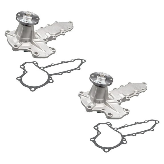 2 Pack Water Pump with Gasket Fits for Carrier, Kubota, Caterpillar, Bobcat, Mini Replaces 25-15568-00SV, 251556800SV, 1A051-73030, 1A05173030, 1A051-73032