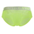 thumbnail image 3 of Xtremen Fashion Underwear 91236 Microfiber Briefs Color Neon Green Size S, 3 of 5