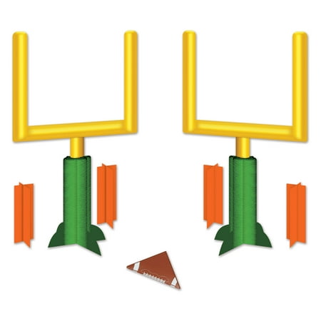 Football Post - Beistle Football Goal Post 3-D Decoration 7pc 11