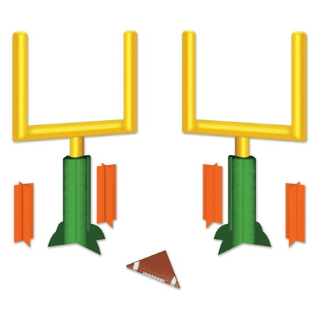 Beistle Football Goal Post 3D Decoration 7pc 11