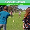 thumbnail image 3 of GoSports Backyard Size Premium Wood Kubb Viking Clash Toss Game Set for Kids & Adults, 3 of 7