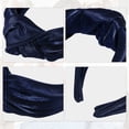 thumbnail image 4 of Unique Bargains 1 Pcs Shiny Knotted Wide Head Bands for Women Hairband Hair Hoop Hair Accessories Dark Blue, 4 of 7