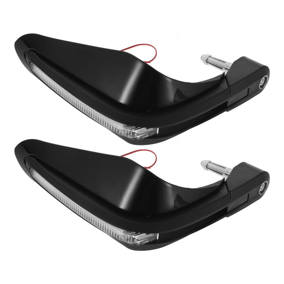 NIAIZEK Universal Motorcycle Handguards with Built-in Turn Signals and Wind Protector