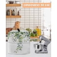 thumbnail image 4 of Summer Eucalyptus Leaves Stand Mixer Dust Cover with Storage Pocket & Handles, Pastoral Rustic Botanical Fits All Tilt Head & Bowl Lift Kitchen Appliance Cover Organizer Bag Accessories, 6-8 Quart, 4 of 6