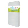 LA Baby Eco Friendly 2 in 1 Soy Foam Crib Mattress with Natural Coconut Fiber & Organic Cotton Layer, White
