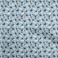 thumbnail image 1 of oneOone Rayon Medium Blue Fabric Floral Sewing Craft Projects Fabric Prints By Yard 56 Inch Wide, 1 of 4