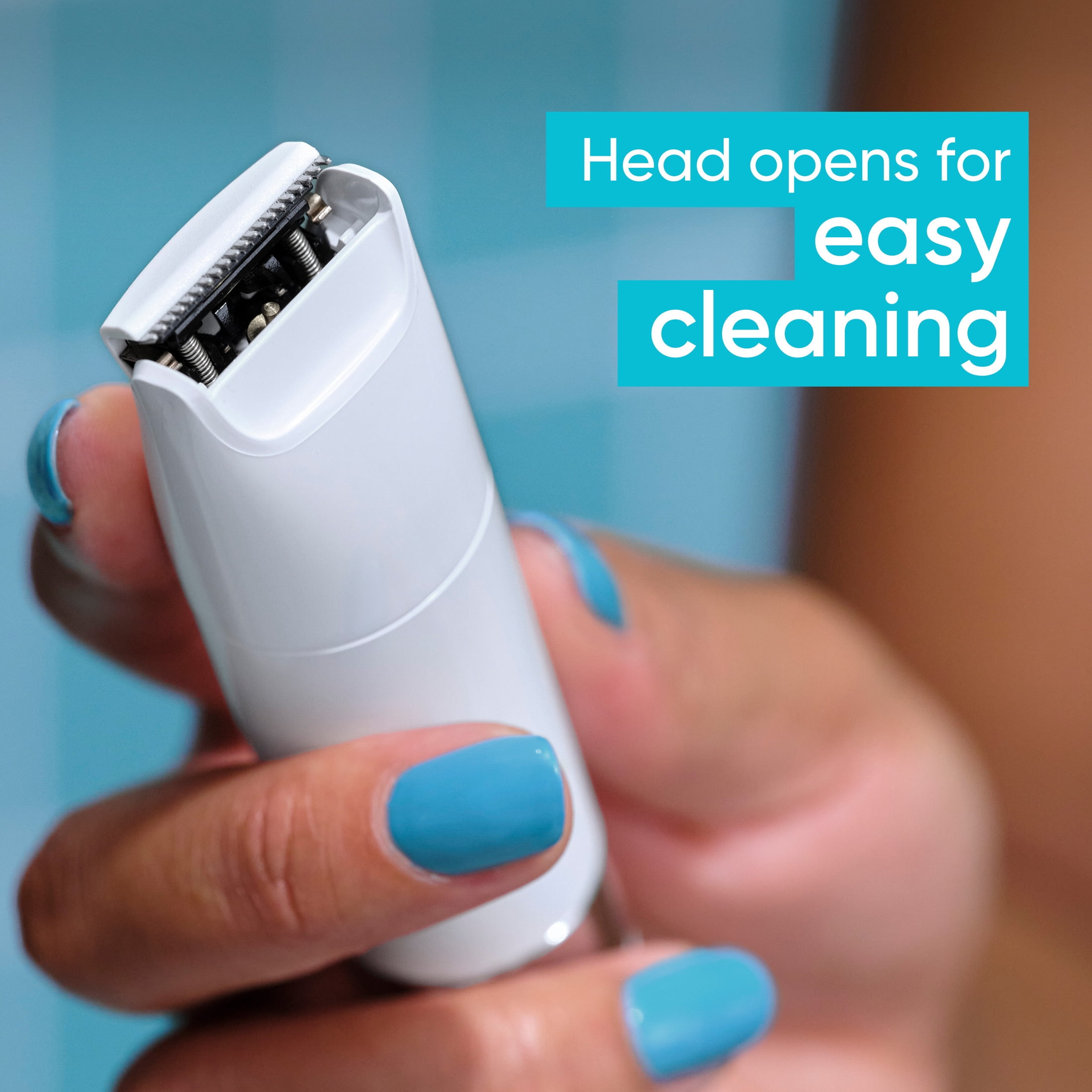 Gillette Venus Pubic Hair & Skin Gentle Trimmer, Women's Electric Razor, Bikini Line Trimmer for Pubic Hair and Skin