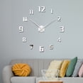 thumbnail image 3 of Reloj de pared grande con pegatina 3D de Vangold Modern Mute, ideal para decorar el hogar y la oficina, regalo grande, 3 of 5