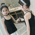 thumbnail image 3 of LYMAYTER 3-8 T Girls Cotton Tank Undershirts for Kids Toddler Lace Soft Spaghetti Strap Bottoming Shirt (Multipack), 3 of 10
