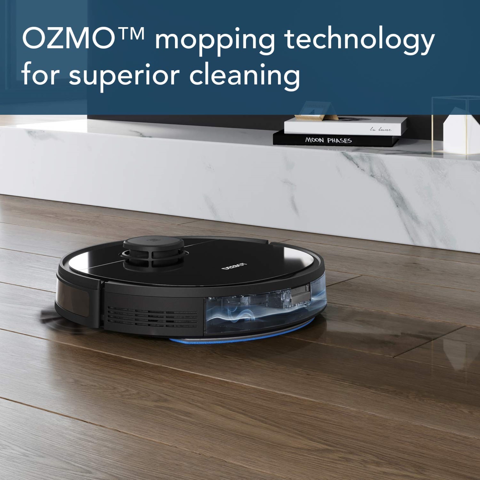 ECOVACS DEEBOT OZMO 920 Robot Vacuum Cleaner and Mop with WiFi & App - image 4 of 9