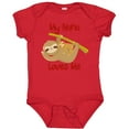 thumbnail image 3 of Inktastic My Nana Loves Me Sloth Boys or Girls Baby Bodysuit, 3 of 5