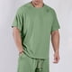 thumbnail image 1 of pstuiky camisetas de hombre, Sudadera con capucha y manga corta para hombre, informal, de color liso y a la moda. camisas casuales para hombre m, 1 of 9