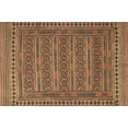 thumbnail image 1 of Ahgly Company Machine Washable Indoor Rectangle Traditional Sand Brown Area Rugs, 4' x 6', 1 of 7