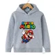 thumbnail image 4 of Ropa infantil con estampado creativo de Super Mario, sudadera informal de calle para hermano, sudadera deportiva para exteriores, sudadera con capucha para hermano de 2 a 14 años, 4 of 5