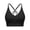 *Black, variant on Women's Seamless Y-Back Yoga Bra,Ladies' Adjustable Strappy Back Comfort Bralette,Wireless Everyday Workout Bra For Women,White,M-2XL