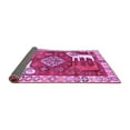 thumbnail image 2 of Ahgly Company Indoor Round Animal Purple Traditional Area Rugs, 7' Round, 2 of 4