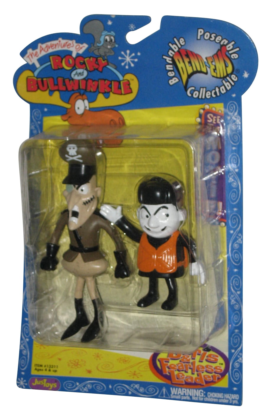 rocky and bullwinkle figures