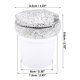 thumbnail image 3 of Coche Accesorios Extraíble Basura Bote Bling Imitación Cristal Cenicero White, 3 of 7