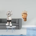 thumbnail image 2 of Estatua de con manos entrelazadas, adorno de mesa, figura decorativa moderna para chimenea, estante, escritorio, regalo de inauguración de, 2 of 8