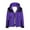 Purple, variant on jsaierl Women's Winter Jackets Plus Size Outdoor Travel Windbreaker Fall Warm Full Zip Jacket With Hood Fleece Ski Coats Winter Snow Outerwear