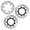 Black, variant on 3PCs Front Rear Brake Discs Rotors For YAMAHA XT 1200 Z XTZ 1200 Super Tenere 1200 2010-2021 2011 2012 2013 2014 2015 2016 2017 2018 2019 2020