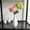 White S, variant on Slim Plastic Vase for Dried Flowers, Tall White Faux Ceramic Vase Ornament for Pampas Grass, Office Desk, or Dining Table Centerpiece, 7 Inches Tall