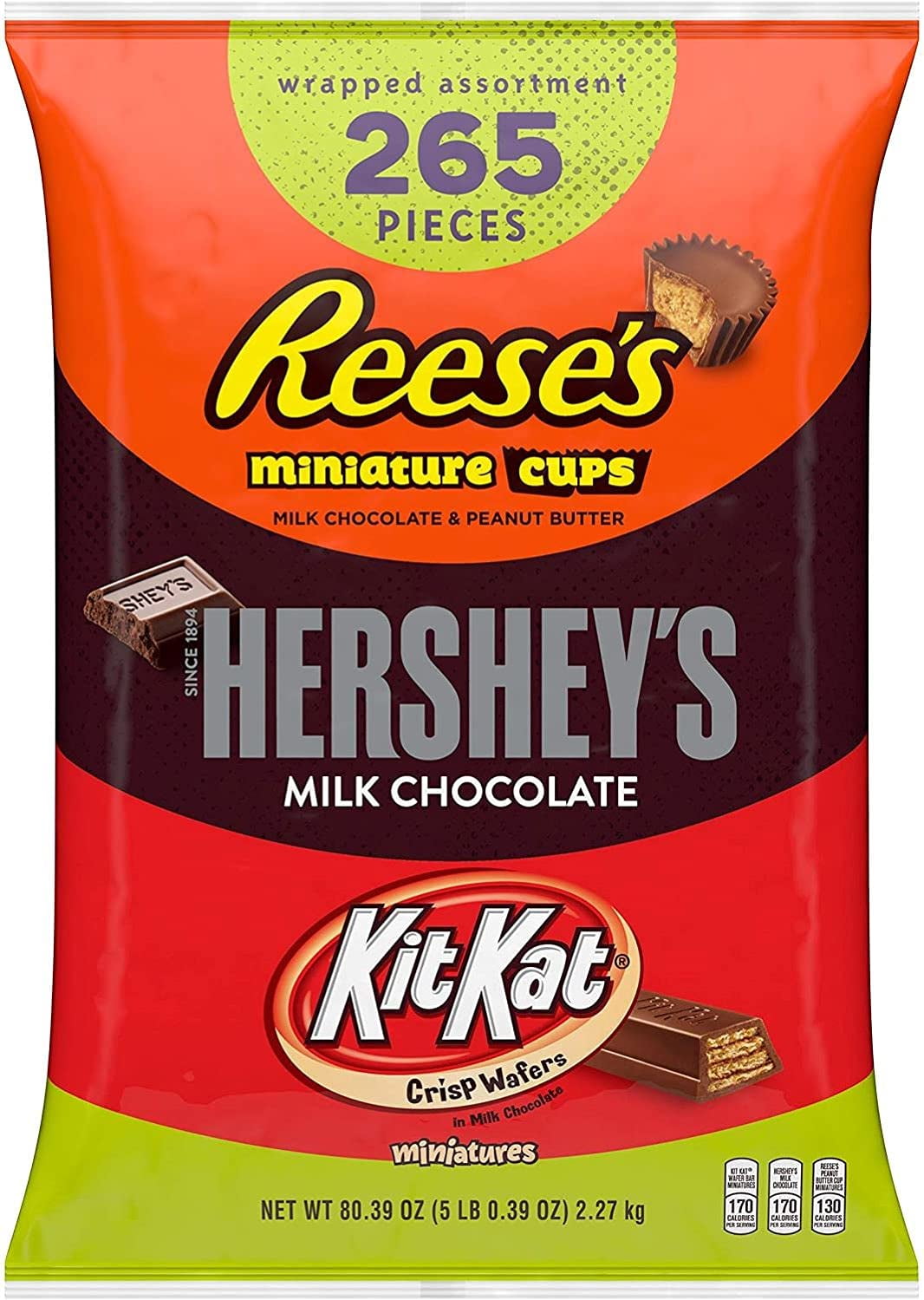REESE'S, HERSHEY'S and KIT KAT Assorted Milk Chocolate Candy
