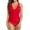 L, variant on Women Tummy Control Swimsuits Slimming Bathing Suit Ruched Push Up Vintage Padded Swimwear Bikini