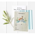 thumbnail image 4 of Inkdotpot 30 Fill In StyleBaby Shower Invitation Cards Jungle Animals Its a Boy Its a Girl Blank Invites, 4 of 6