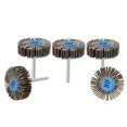 thumbnail image 1 of 5Pcs Roues à Clapet pour Outil Rotatif Jeu de Disques de Ponçage de Broyeur 1/8 Pouce Tige, 1 of 10