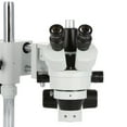 thumbnail image 3 of AmScope 3.5X-180X Trinocular Stereo Microscope with 4-Zone 144-LED Ring Light New, 3 of 7