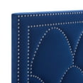 thumbnail image 4 of Greta Performance Velvet Twin Headboard, Navy, 4 of 6
