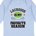 thumbnail image 4 of Inktastic Lacrosse Is My Favorite Season Boys or Girls Long Sleeve Baby Bodysuit, 4 of 5
